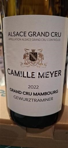Alsace Không được chỉ định Grand Cru Camille Meyer Grand Cru Mambourg Gewurztraminer 2022