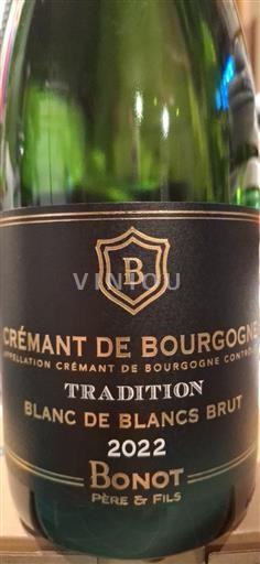 Burgundsko Crémant de Bourgogne Bonot Tradition 2022