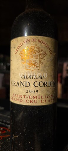 Bordeaux Saint-Émilion Grand Corbin 2009