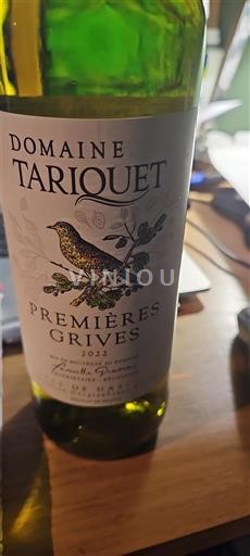 Zuidwest-Frankrijk Côtes de Gascogne Tariquet Premières Grives 2022