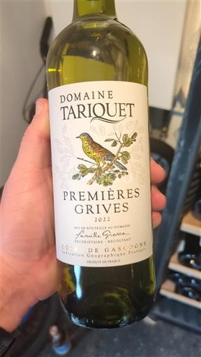 Zuidwest-Frankrijk Côtes de Gascogne Tariquet Premières Grives 2022