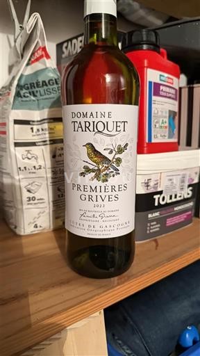 Sudoeste Côtes de Gascogne Tariquet Premières Grives 2022