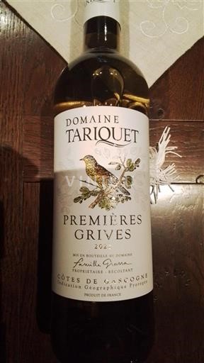 Sud-Ouest Côtes de Gascogne Tariquet Premières Grives 2022