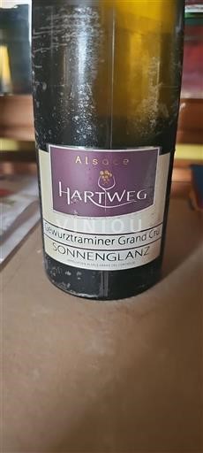Alsace Alsace Grand Cru Grand Cru Hartweg Sonnenglanz 2014