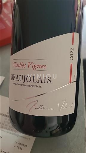 Beaujolais Antoine Veland Vieilles Vignes 2022
