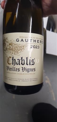 Bourgogne Chablis Domaine Alain Gautheron Vieilles Vignes 2023