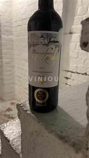 Burdeos Lussac-Saint-Émilion Domaine La Chapelle Les Landes 2022