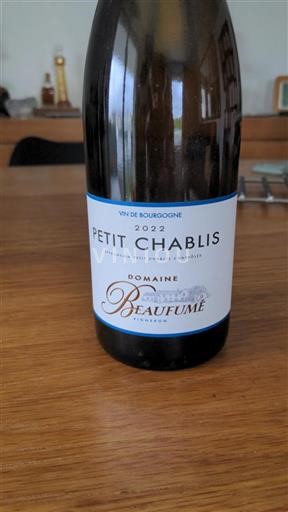 Bourgogne Petit-chablis Domaine Beaufumé 2022