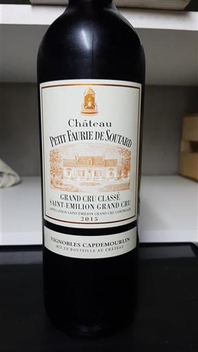Bordeaux Saint-Émilion Grand Cru Grand Cru Classé Château Petit Faurie de Soutard 2015