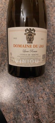 Rhône-dalen Côtes-du-Rhône Domaine Jas Lune Rousse 2022