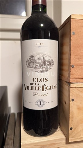 Bordeaux Pomerol Clos de la Vieille Église 2016