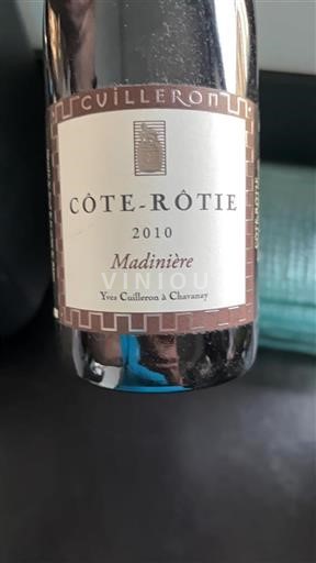 Rhônevallei Côte-rôtie Cuilleron Madinière 2010