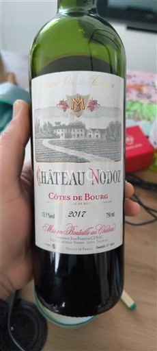 Bordeaux Côtes-de-bourg Château Nodoz 2017