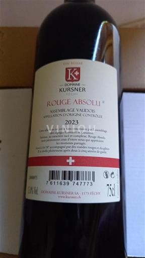 Vaud Domaine Kursner Rouge Absolu 2023