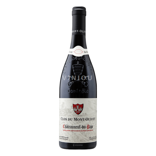Rhônen laakso Châteauneuf-du-Pape Clos du Mont-Olivet 2017