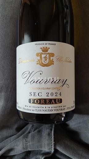 Loire Valley Vouvray Domaine Clos Naudin 2024