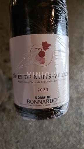 Bourgondië Côte de Nuits Villages Domaine Bonnardot 2023