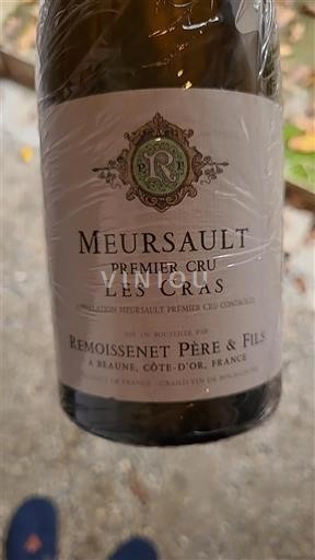 Burgundi Meursault Premier Cru Remoissenet Père & Fils Les Cras 2018