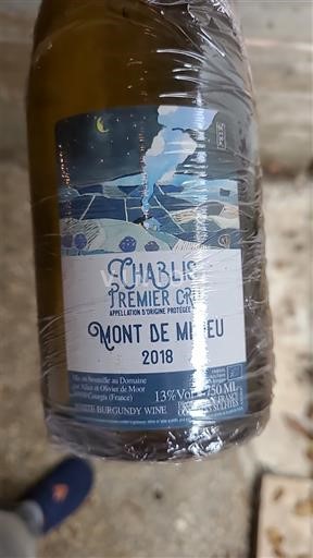 Bourgogne Chablis Premier Cru Alice & Olivier De Moor Mont de Milieu 2018