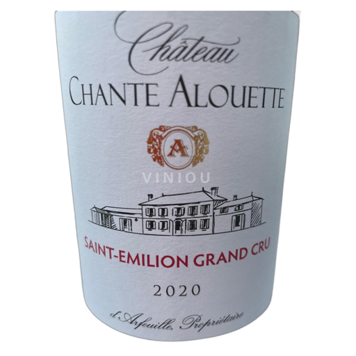 Burdeos Saint-Émilion Gran Cru Château Chante Alouette 2020 2020