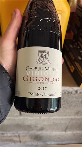 Rhônedalen Gigondas Gabriel Meffre Sainte Catherine 2017
