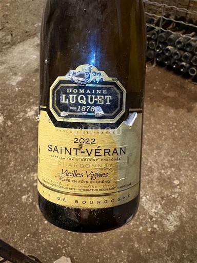 Burgund Saint-Véran Domaine Luquet Vieilles Vignes 2022