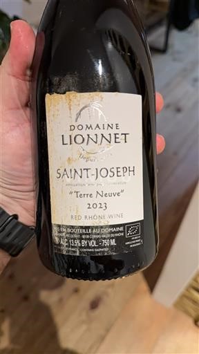 Rhône Valley Saint-Joseph Domaine Lionnet Terre Neuve 2023