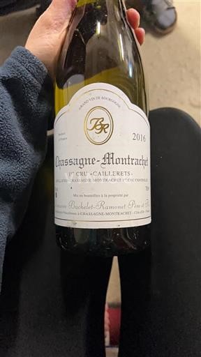 Bourgondië Chassagne-Montrachet Premier Cru Bachelet-Ramonet Père & Fils Caillerets 2016