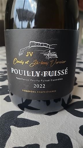 Bourgogne Pouilly-fuissé Cindy et Jérémy Vervier 2022