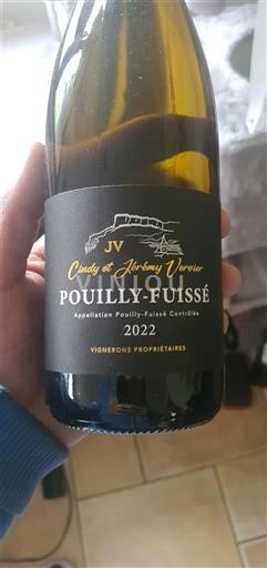 Burgund Pouilly-fuissé Cindy et Jérémy Vervier 2022