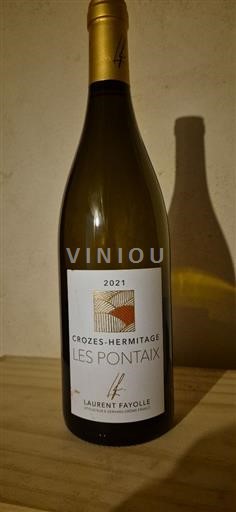 Vallée du Rhône Crozes-hermitage Laurent Fayolle Les Pontaix 2021