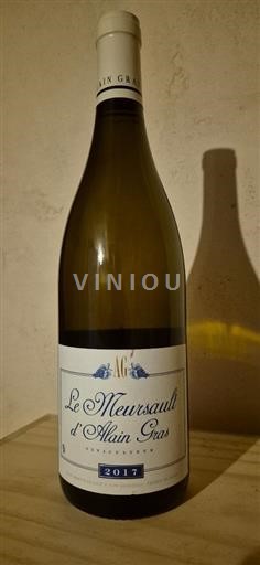 Bourgogne Meursault Domaine Alain Gras Le Meursault 2017