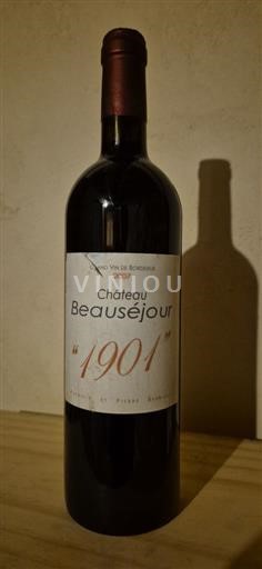 Bordeaux Montagne-Saint-Émilion Château Beauséjour 1901 2007