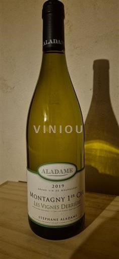 Bourgondië Montagny Premier Cru Domaine Stéphane Aladame Les Vignes Derrière 2019