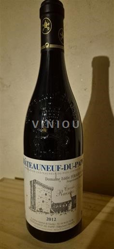 Valle del Ródano Châteauneuf-du-Pape. Domaine Eddie Féraud et Fils Raisins Bleus 2012
