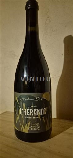 Beaujolais Côte-de-brouilly Les Roches Bleues Lieu Dit L'Héronde 2020