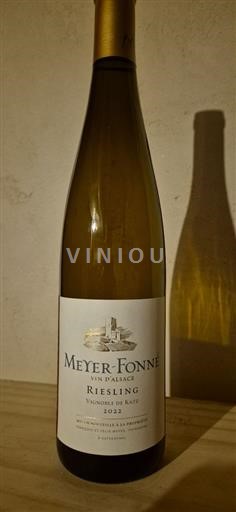 Alsacia Riesling Meyer-Fonné Vignoble de Katz 2022