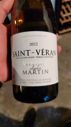 Bourgogne Saint-Véran Premier Cru Domaine Sophie Martin 2022
