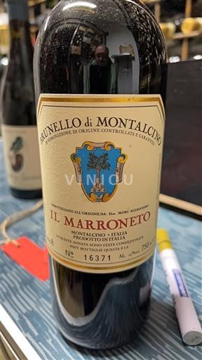 Toscana Brunello di Montalcino Il Marroneto 2018