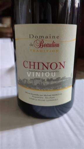 Thung lũng sông Loire Chinon Domaine Beaulieu Tradition Không niên vụ