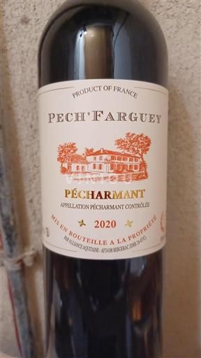 Sydväst Pécharmant Pech'Farguey 2020