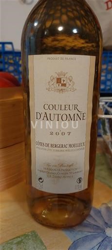 Sudoeste Côtes de Bergerac Couleur Automne 2007