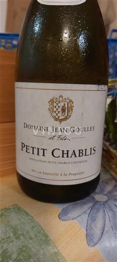 Bourgogne Petit-chablis Domaine Jean Goulley 2018