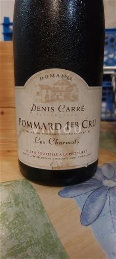 Burgund Pommard Premier Cru Domaine Denis Carré Les Charmots 2001