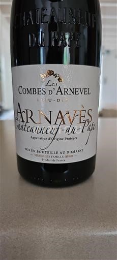 Valle del Ródano Châteauneuf-du-Pape. Les Combes Arnevel Lieu-Dit Arnavés 2022