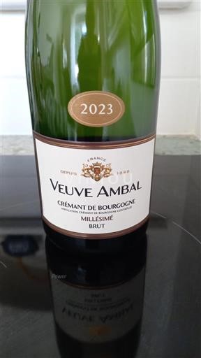 Burgundy Crémant de Bourgogne Veuve Ambal Blanc Brut Millésimé 2023