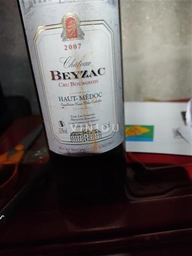 Bordeaux Haut-Médoc Château Beyzac Cru Bourgeois 2007