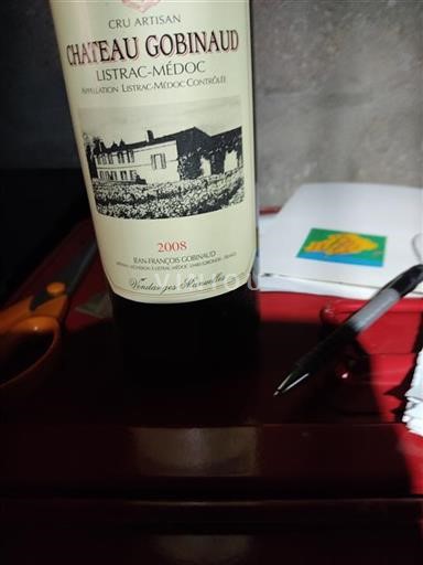 Bordeaux Listrac-Médoc Château Gobinaud 2008