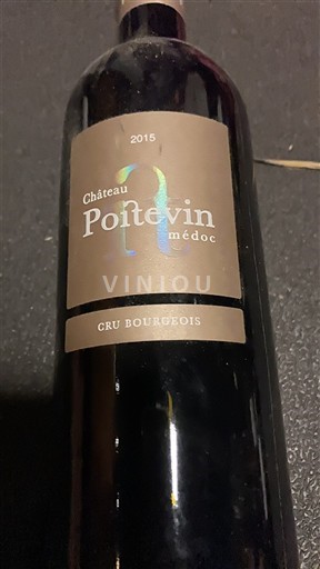 Bordeaux Médoc Cru Bourgeois Château Poitevin 2015