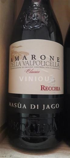 Vénétie Amarone della Valpolicella Recchia Masua di Jago 2018